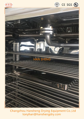 Low Heat Loss FZG 32 Trays Square Industrial Vacuum Dryer