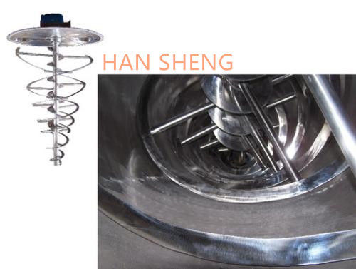 Double screw lifting baldes conical mixer//vertical ribbon blender for fertilizer