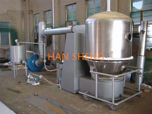 High Efficiency Vertical Fluid Boiling Bed Dryer/Fluidized Bed Drying Machine For Milk Juice Powder Granulator