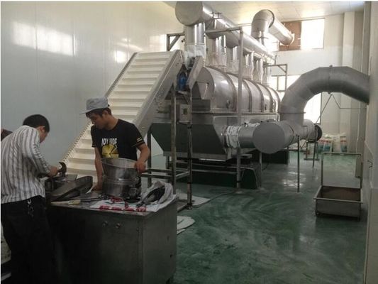SS316L Chicken Essence Continuous Fluid Bed Dryer