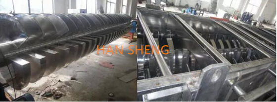 Mirror Polishing Hollow Paddle Dryer For Chicken Manure