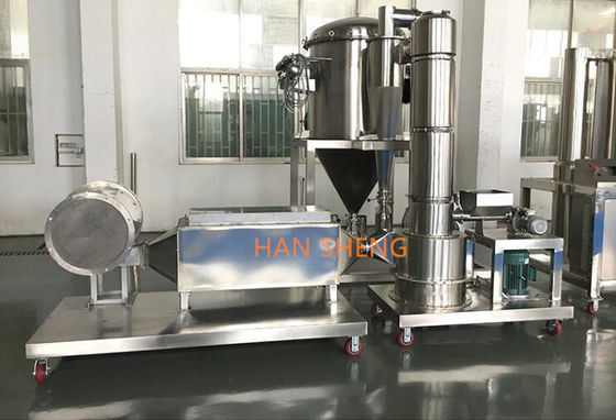 SS304 Continuous Rotary Flash Dryer For Cassava