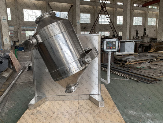 400L 4KW Three Dimensional Mixer For Herbal Powder