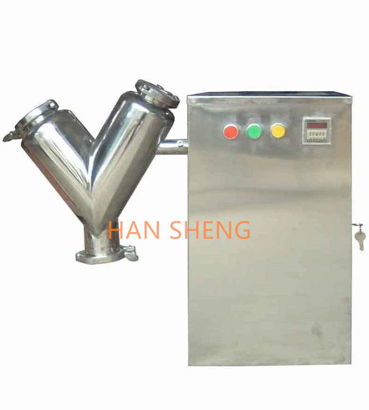 HV-20 Wheat Starch Dry Spice Powder V Shape Type Mixer For Grain