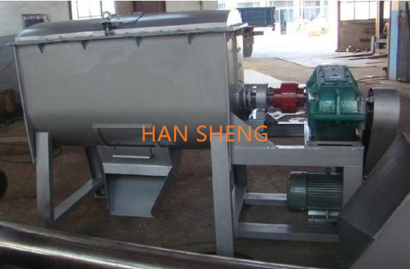 Factory price horizontal double helical ribbon powder horizontal blender mixer industry cement mixer with the production