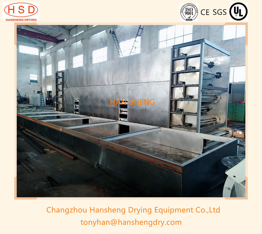 Industrial Conveyor Mesh Belt Systems Dryer Machine for Fresh Hemp Leaves Dewatering